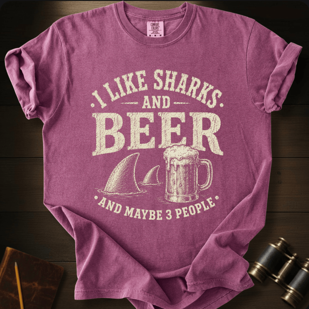 I Like Sharks and Beer T-shirt