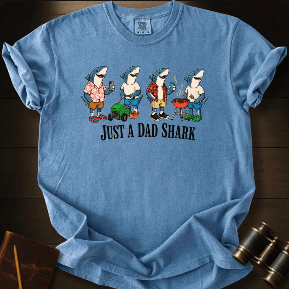 Just A Dad Shark T-shirt