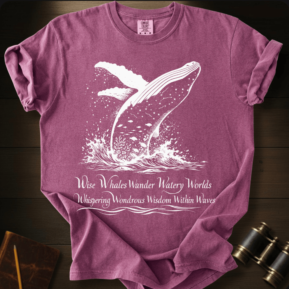 Wise Whales Wander T-shirt