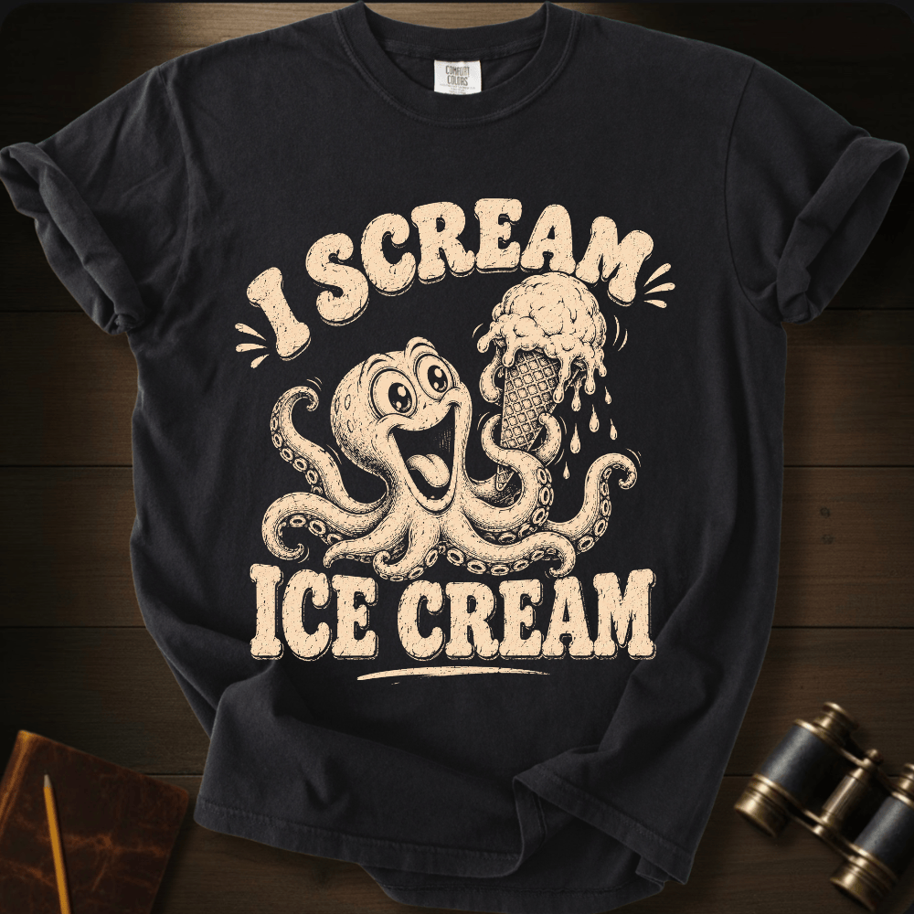 I Scream Ice-Cream T-shirt