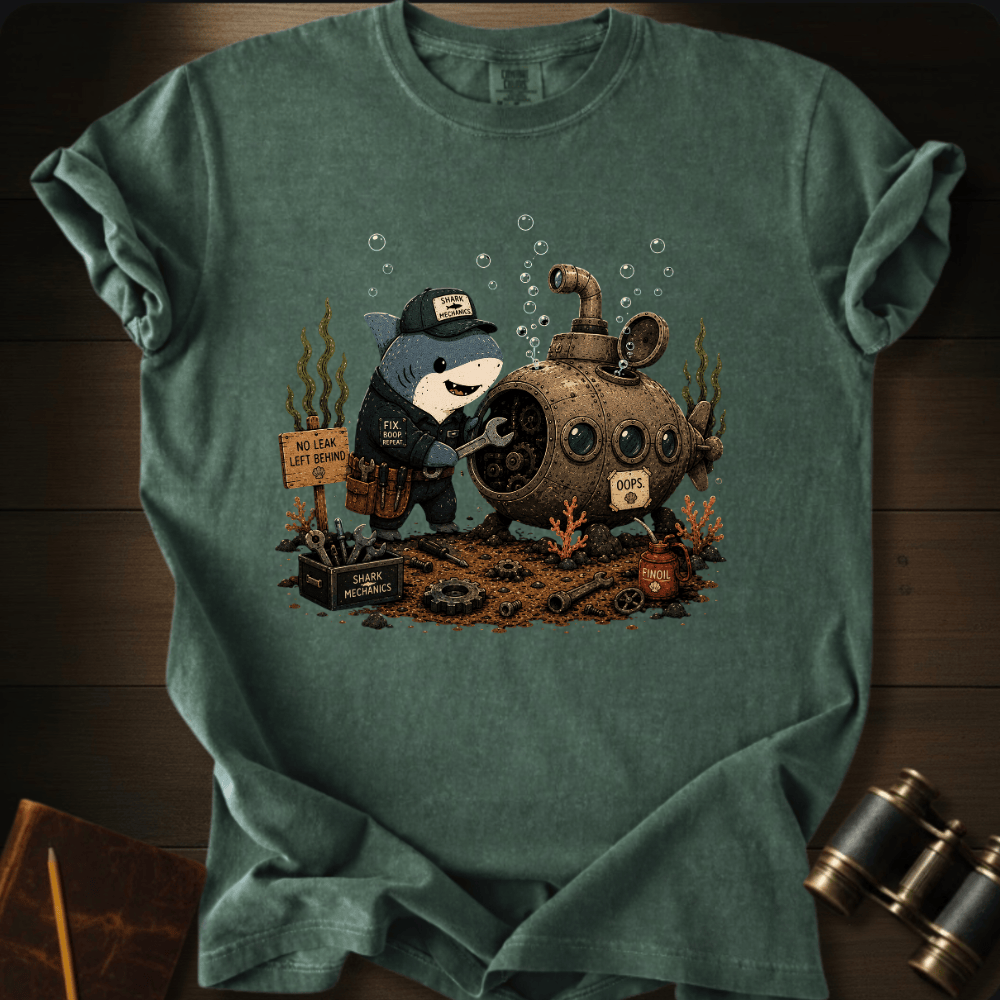 Captain Boop Mechanic T-shirt