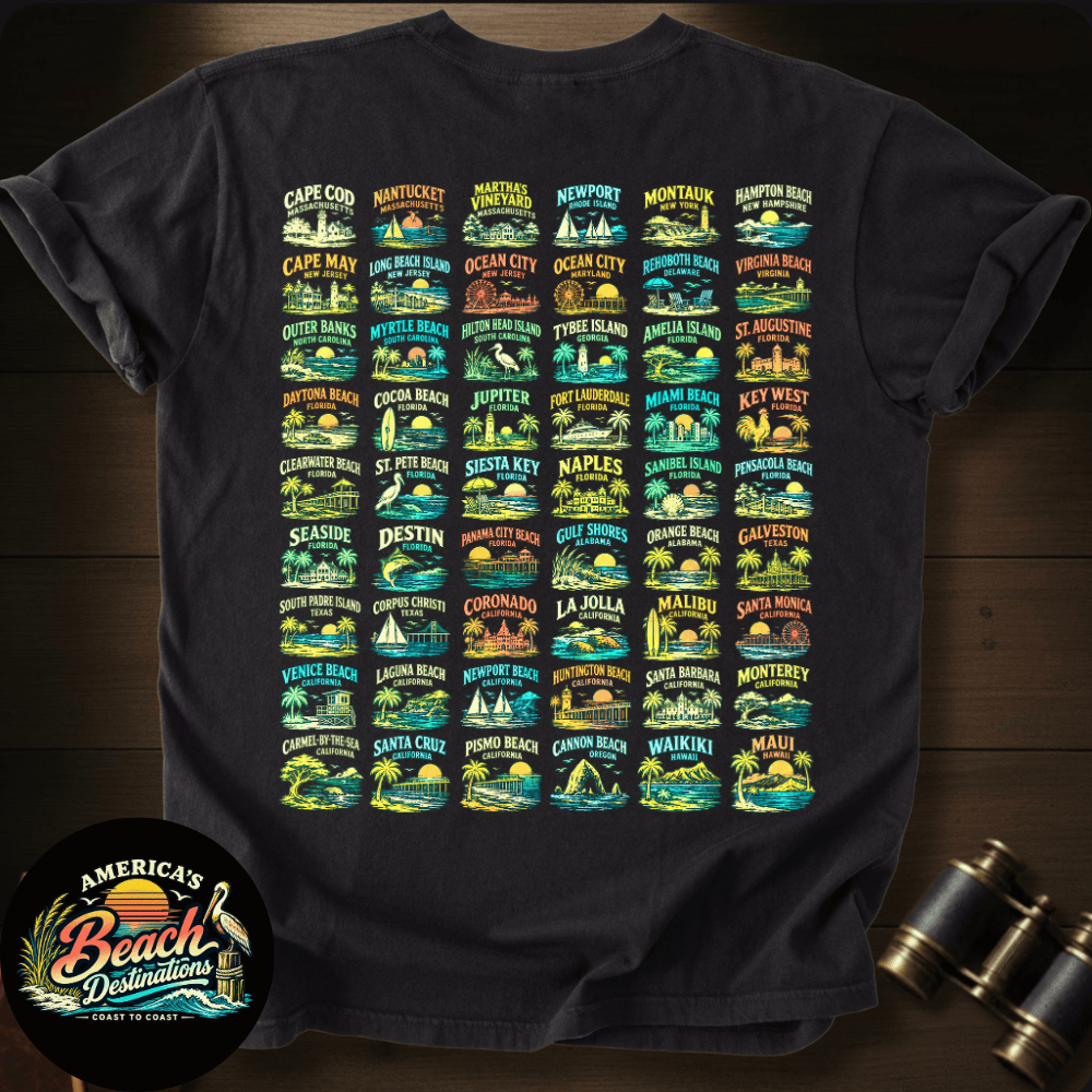 America´s Beach Destinations T-shirt