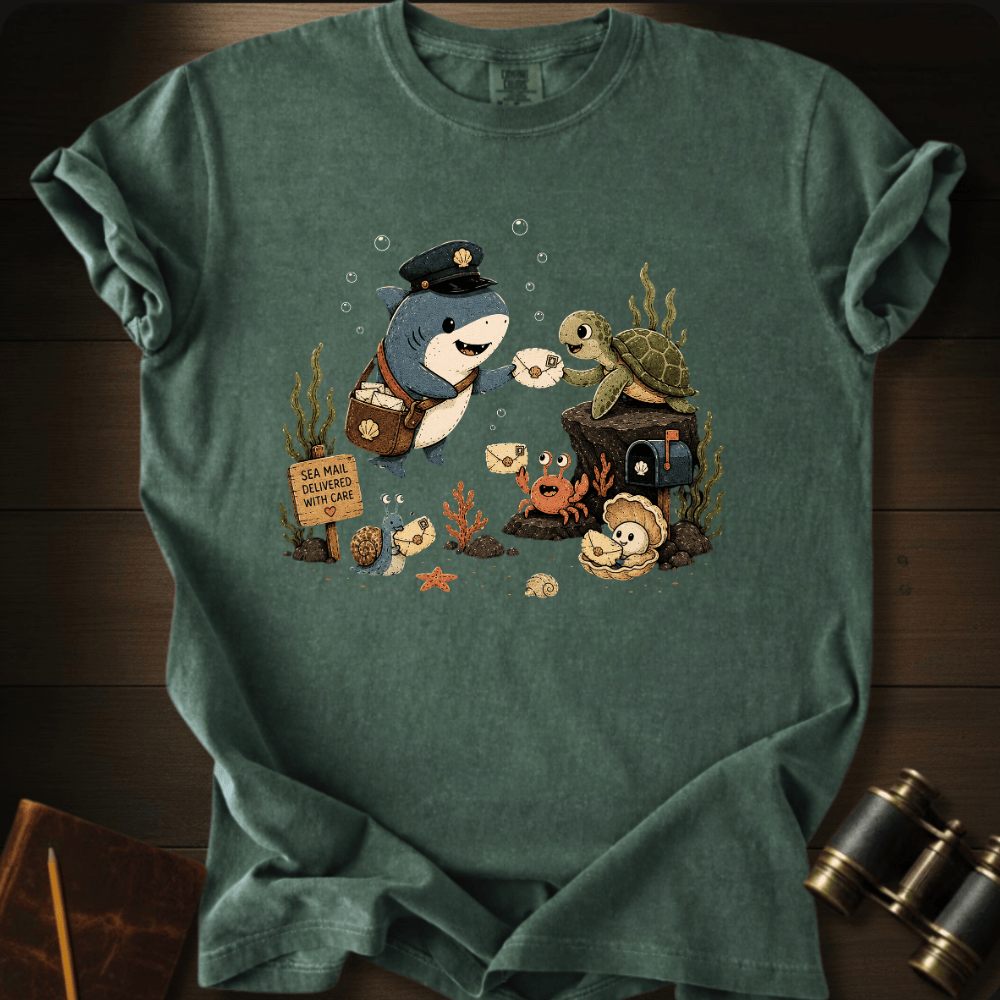 Captain Boop Mail Man T-shirt