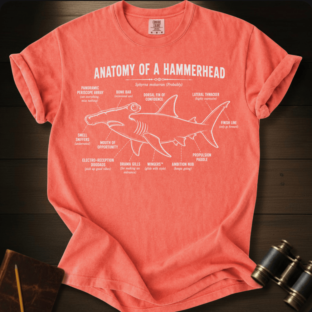Anatomy of a Hammerhead T-shirt