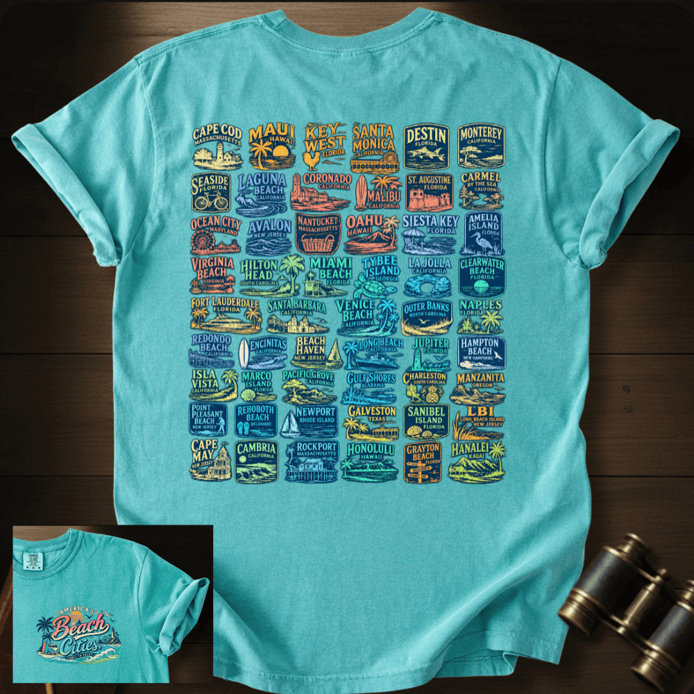 America´s Beach Cities T-shirt