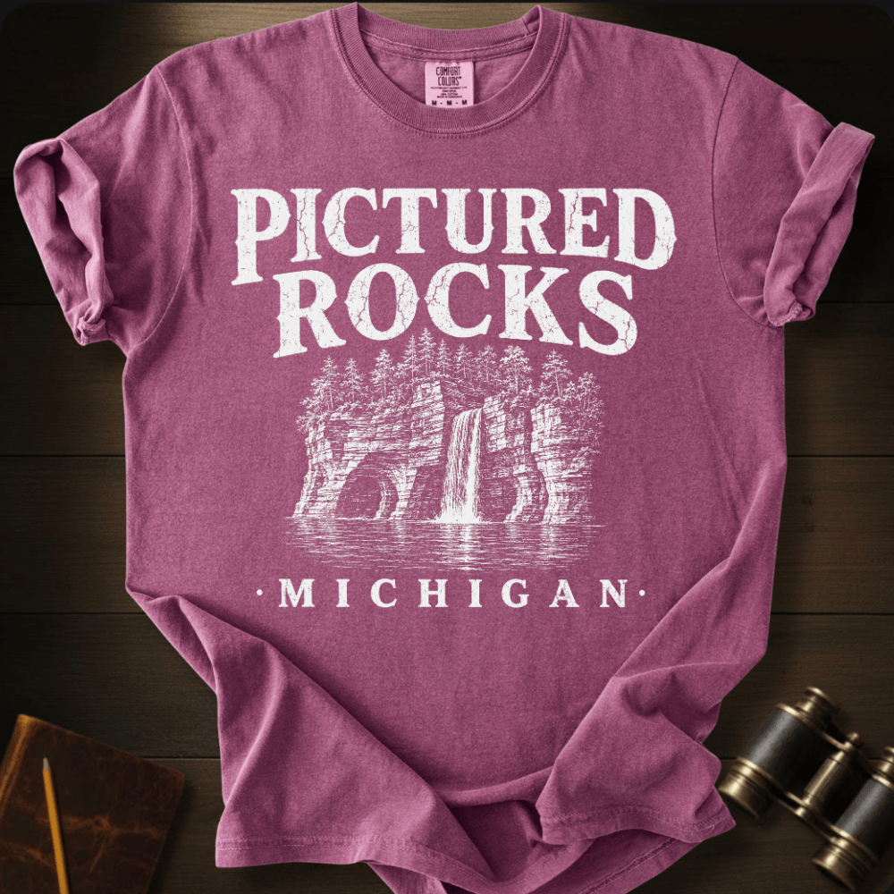 Pictured Rocks Michigan - T-shirt