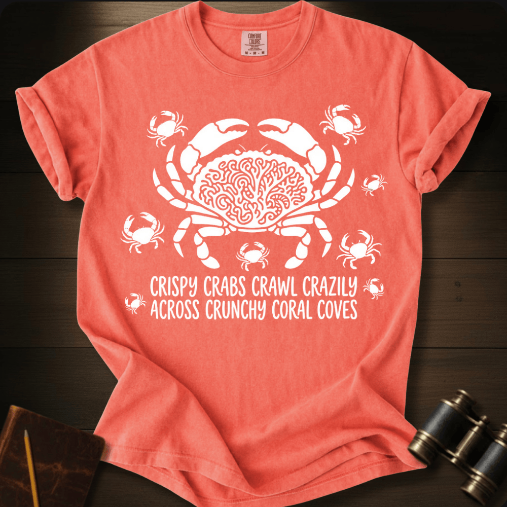 Crabs Crawl Crazily T-shirt