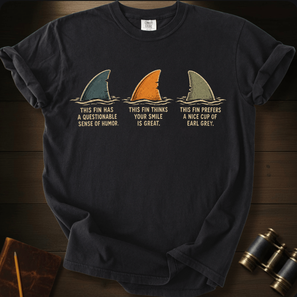 The 3 Fins of Wisdom T-shirt