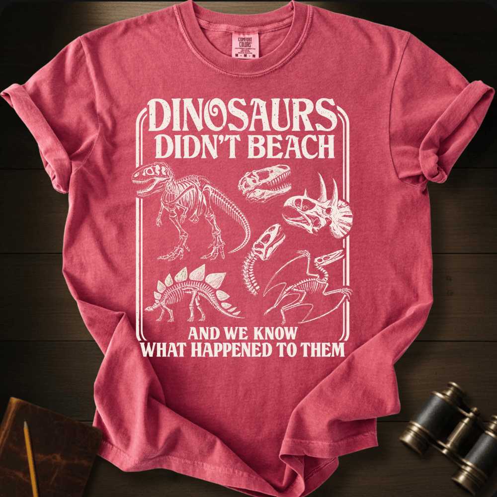 Dinosaurs Don´t Beach- T-shirt