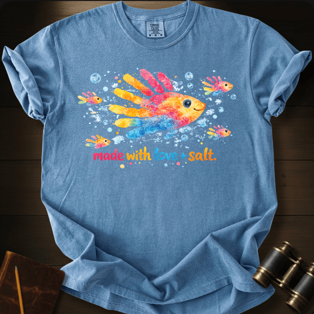 Made With Love And Salt T-shirt