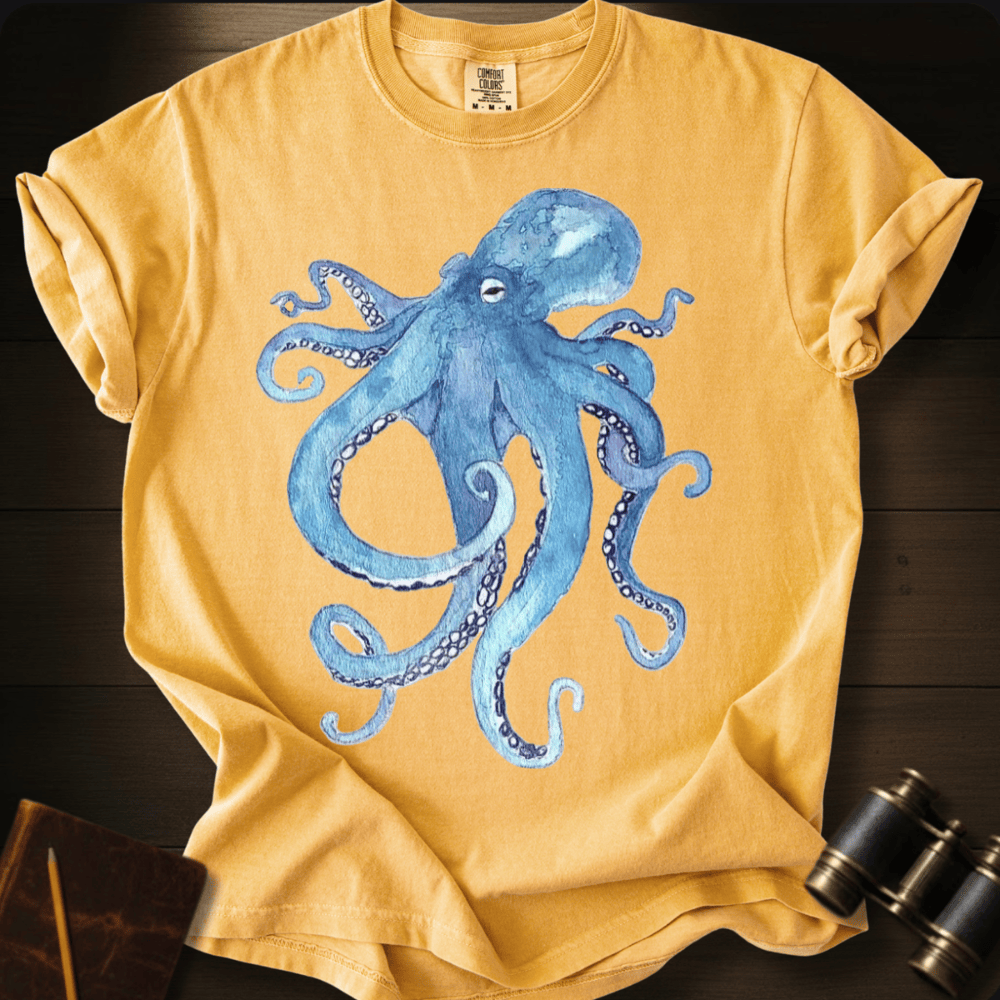 Octopus Acuarel T-shirt