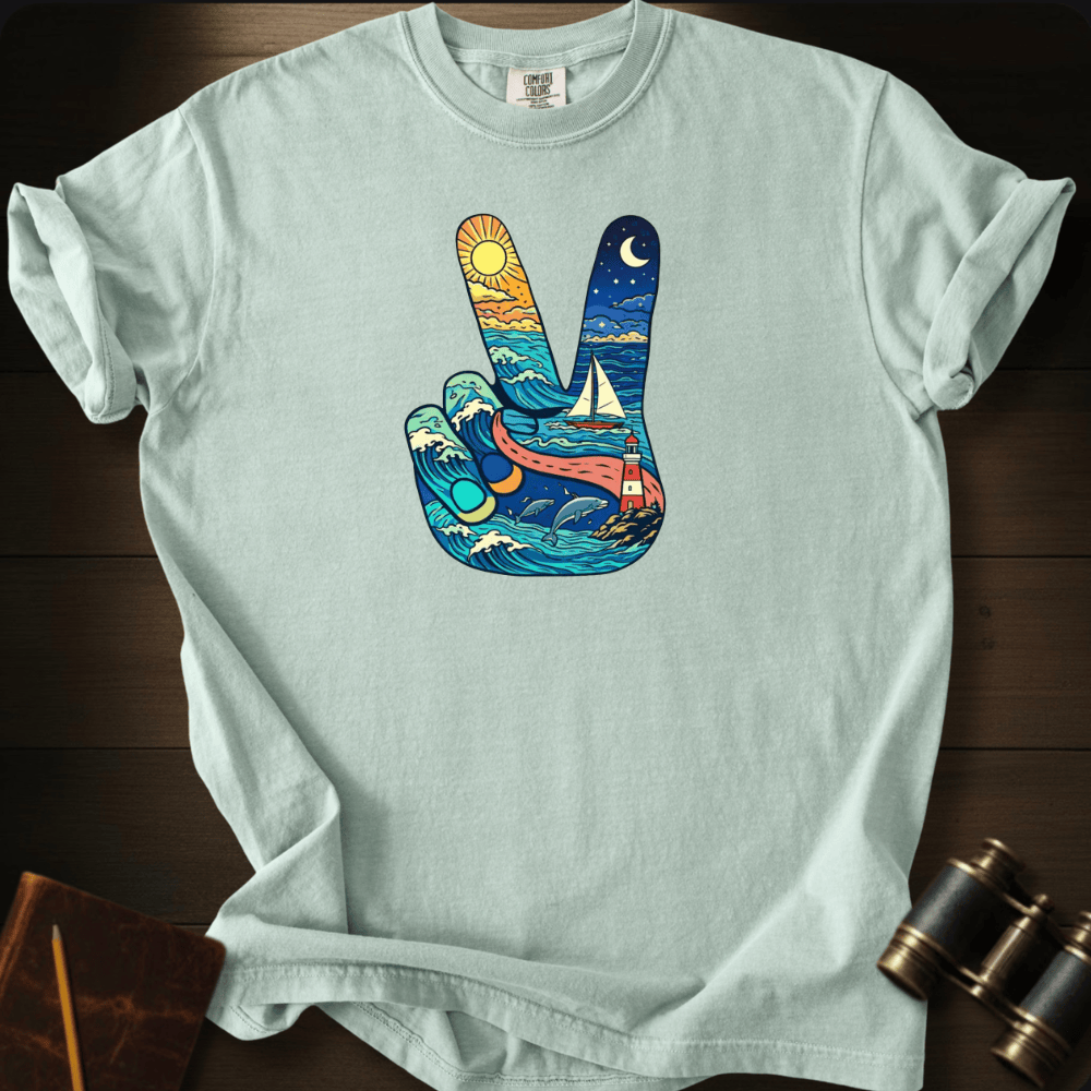 Peace Above the Ocean T-shirt