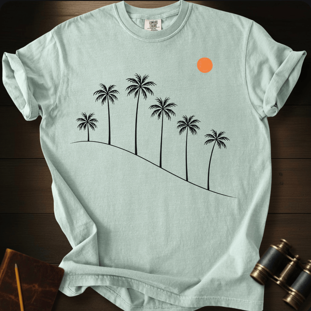 Sunrise Palm Trees T-shirt