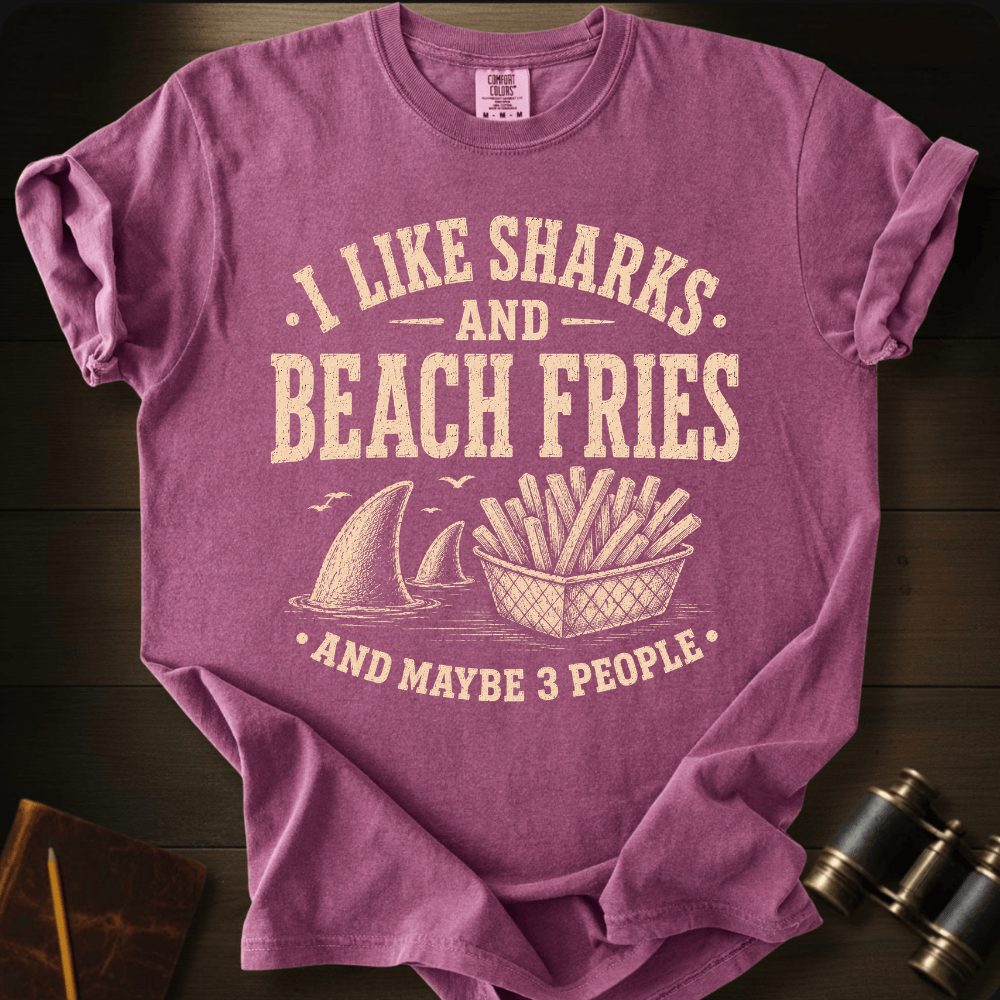 I Like Sharks and Fries T-shirt