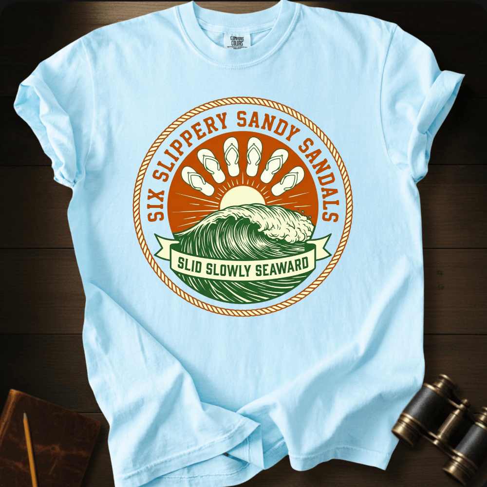 Six Slippery Sandals T-shirt