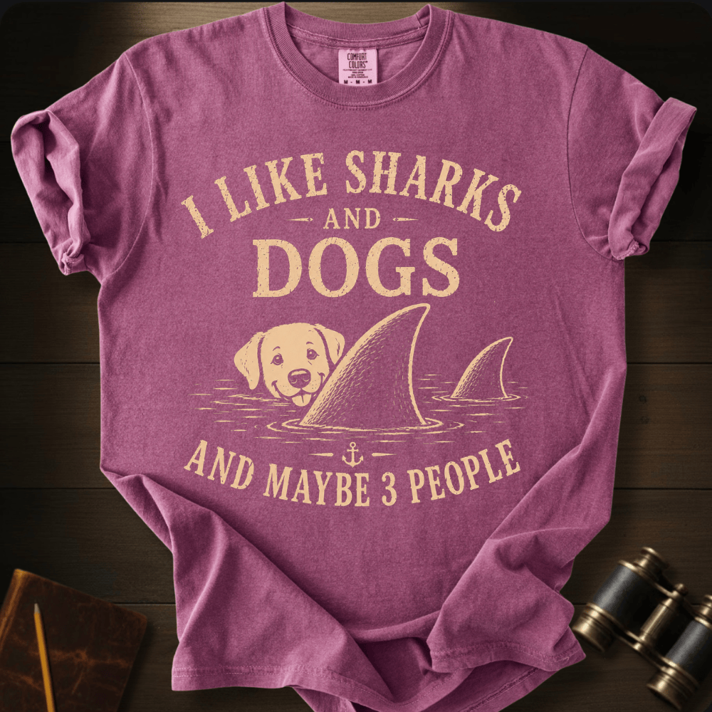 I Like Sharks and Dogs T-shirt