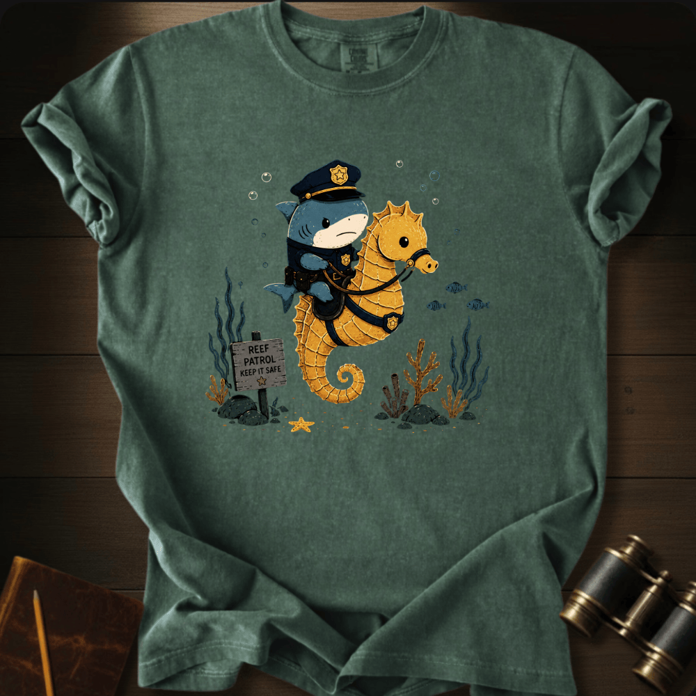 Captain Boop Police Man T-shirt