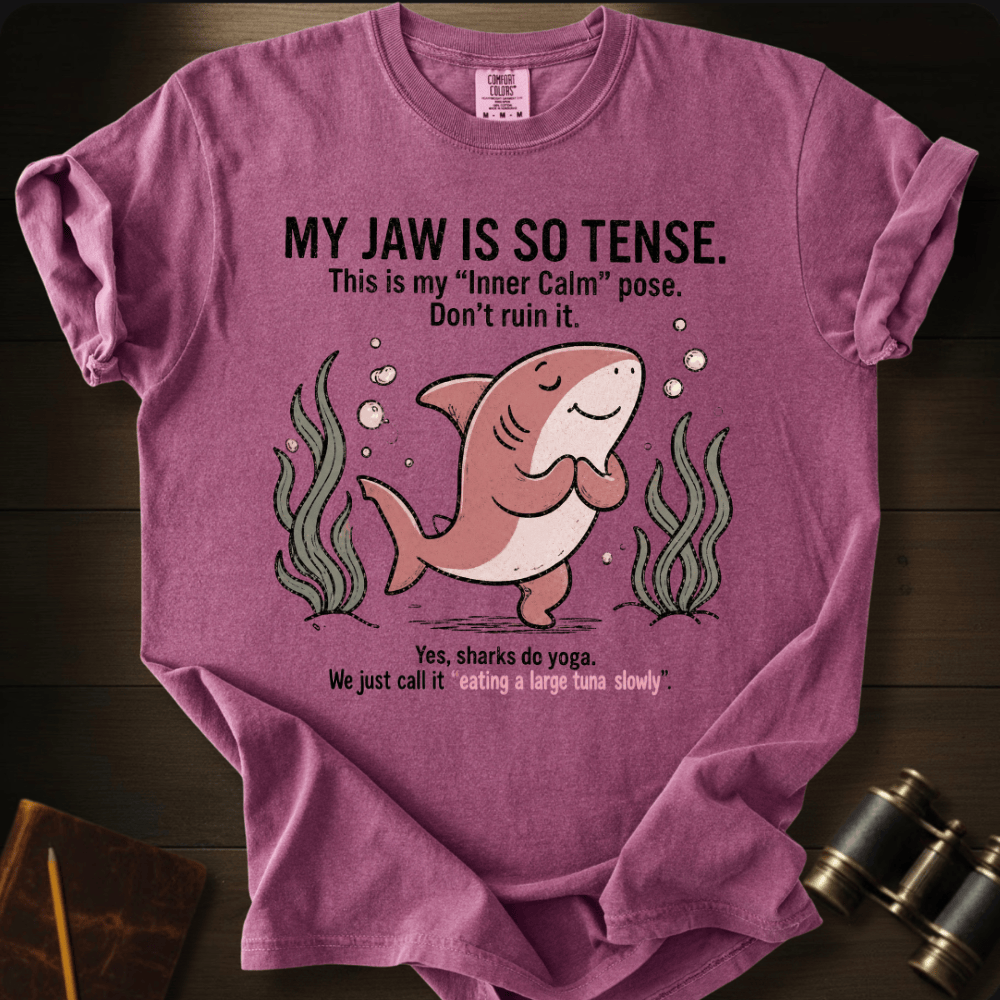 Sharks Do Yoga T-shirt