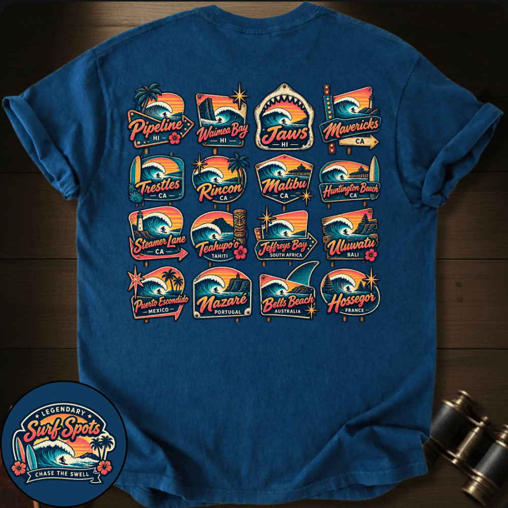 Legendary Surf Spots T-shirt