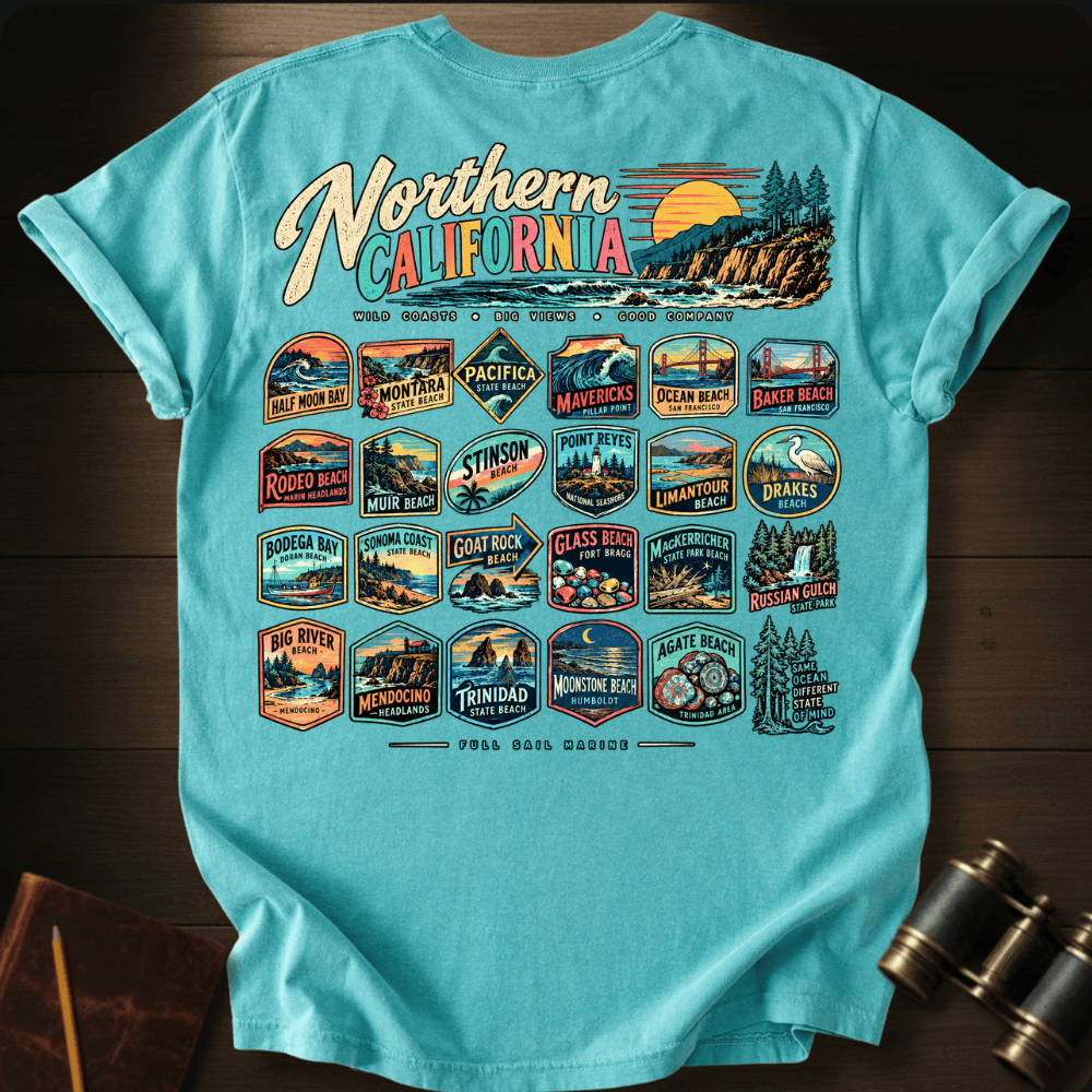 Northern California 3 T-shirt