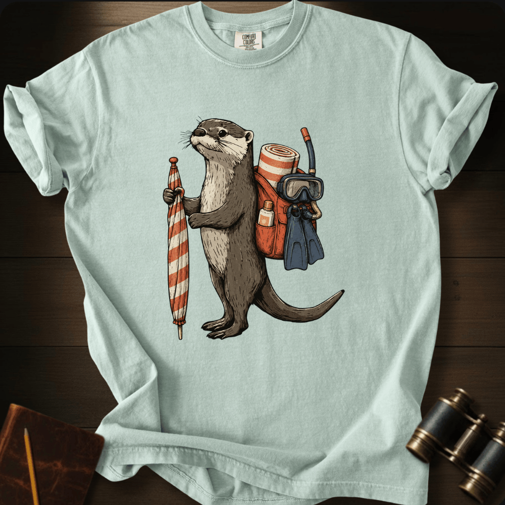 Otter Beach Time - T-shirt