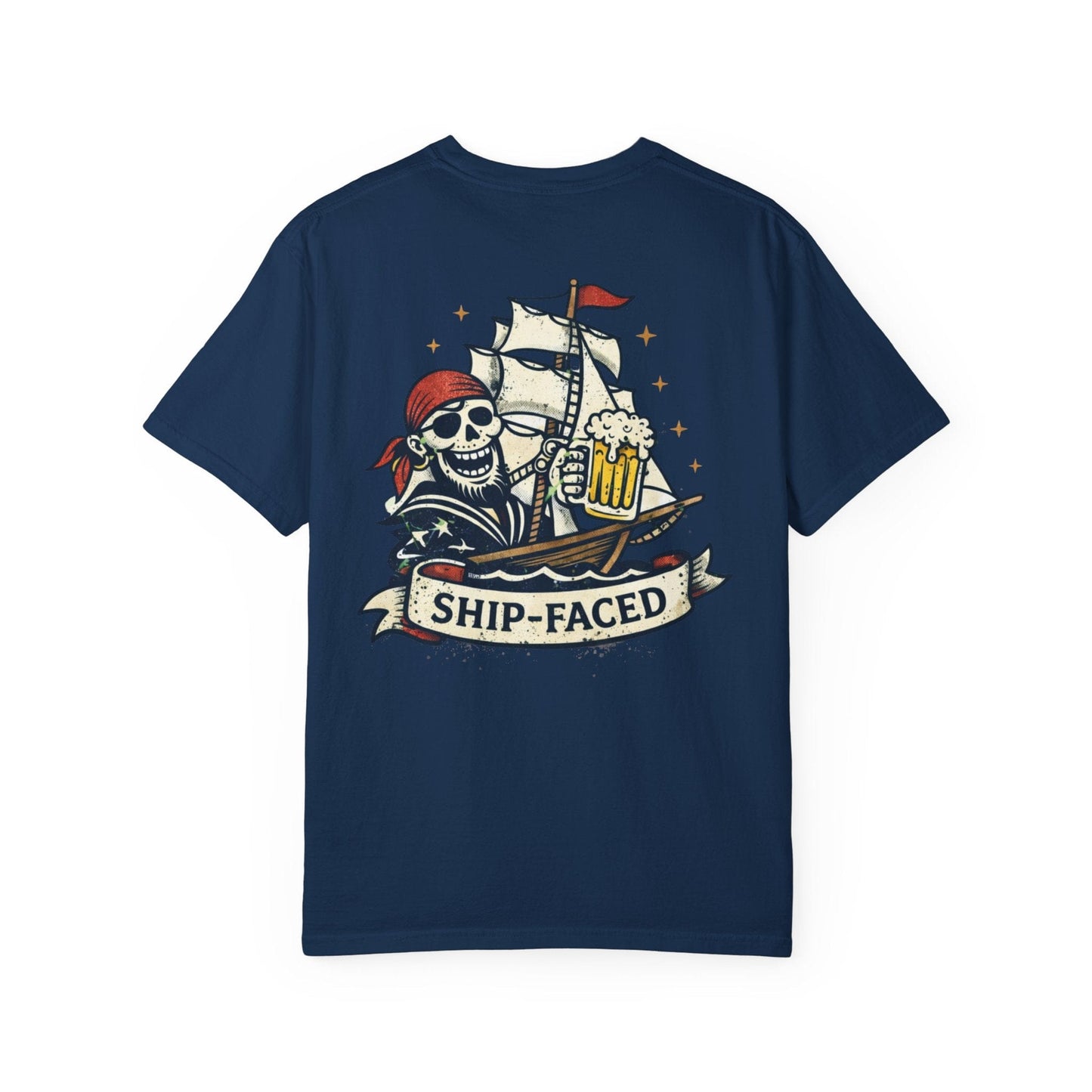 Ship Faced T-shirt Back Print