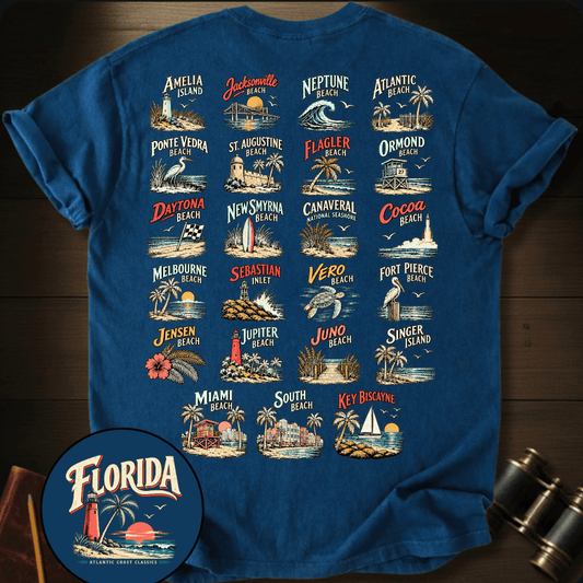 Florida - Atlantic Coast Beaches T-shirt