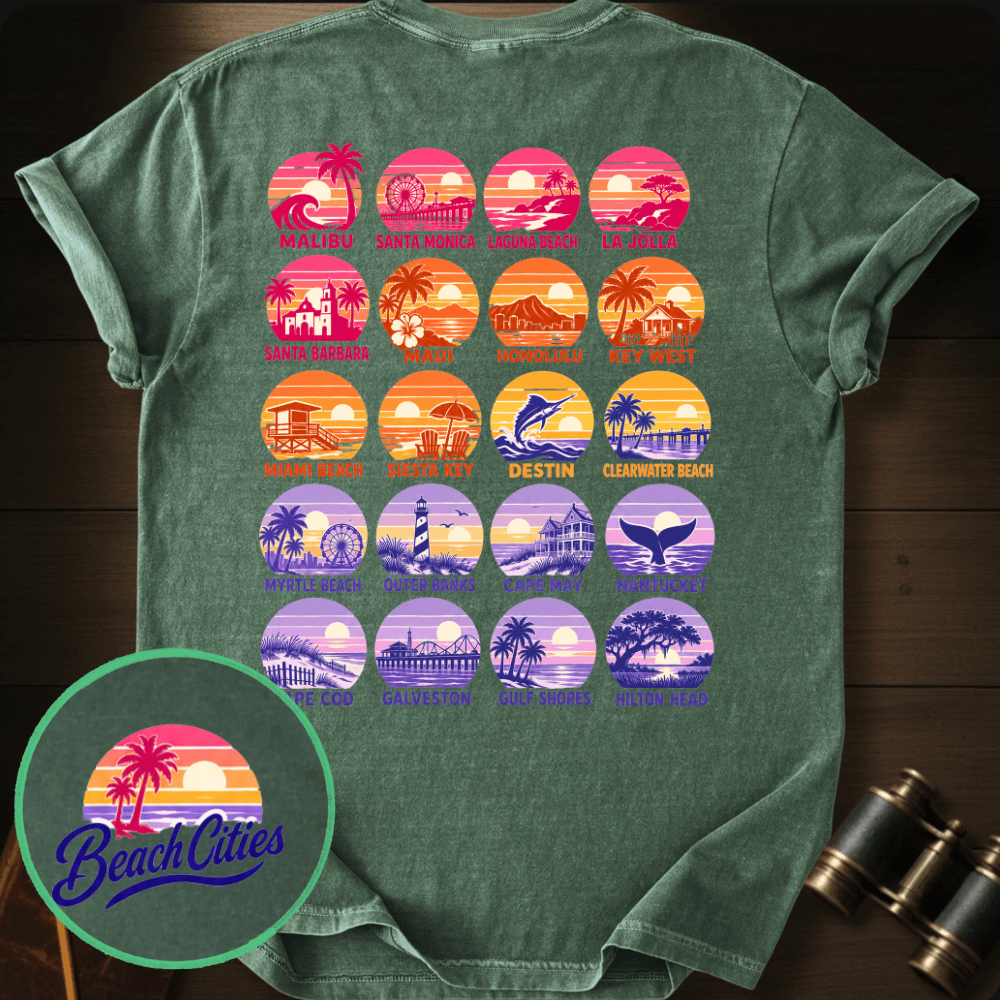 Beach Cities of America T-shirt