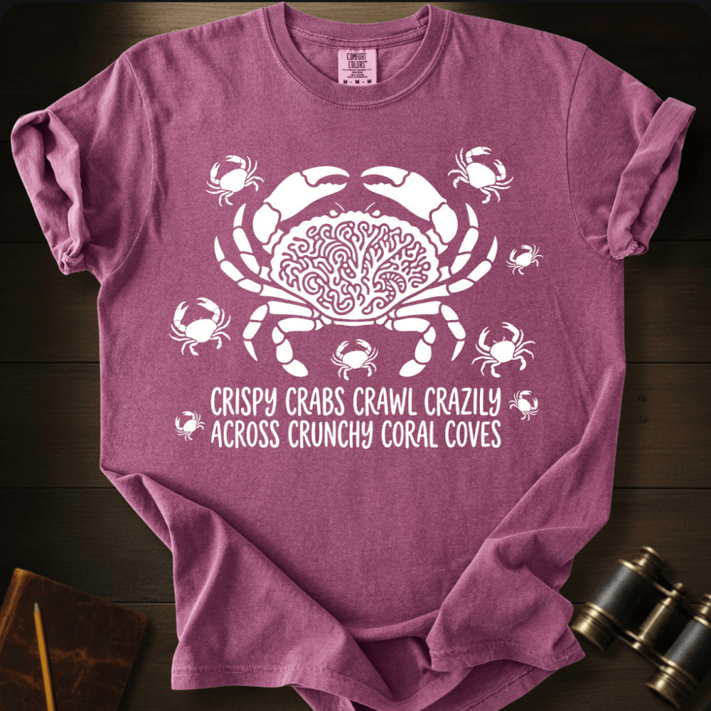 Crabs Crawl Crazily T-shirt