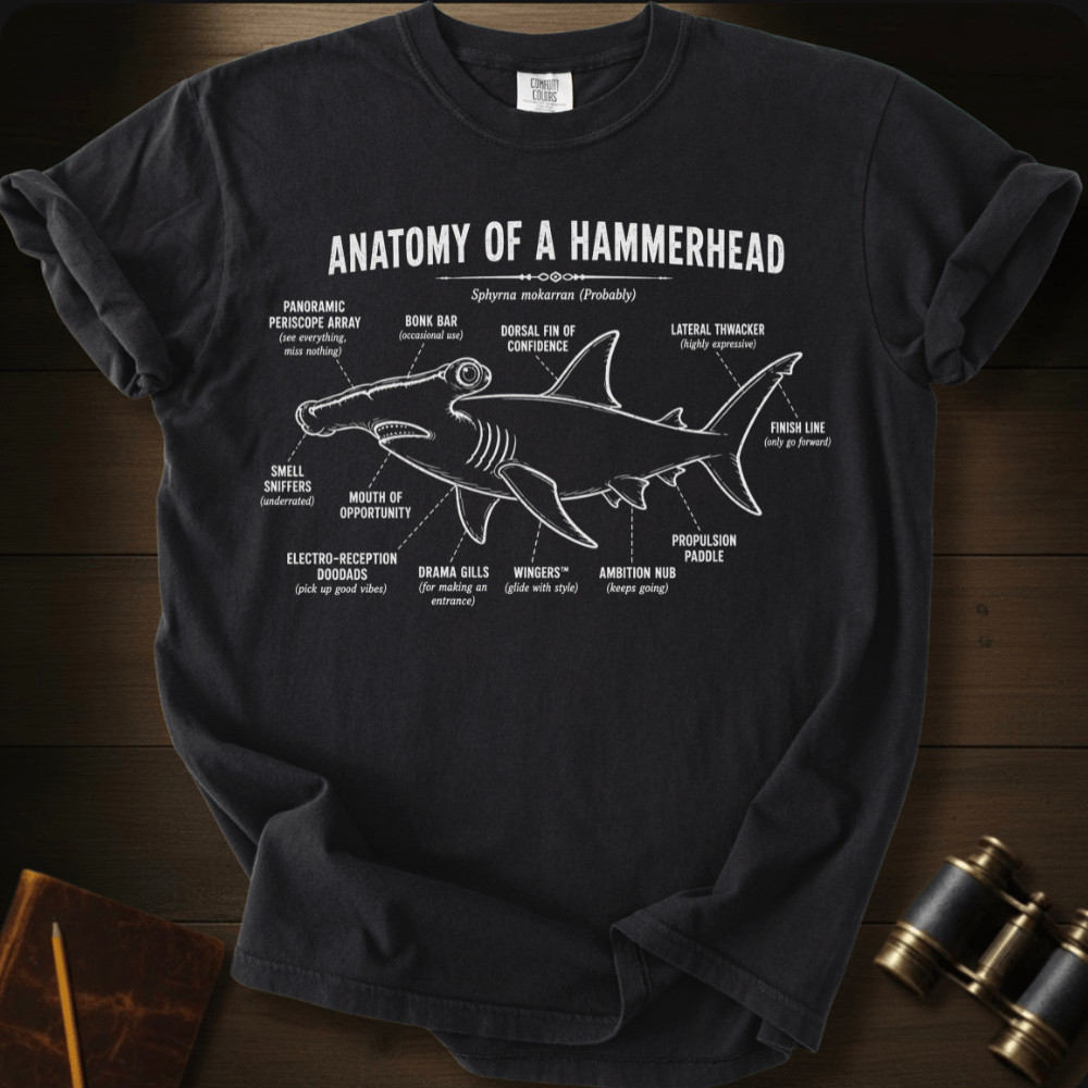 Anatomy of a Hammerhead T-shirt
