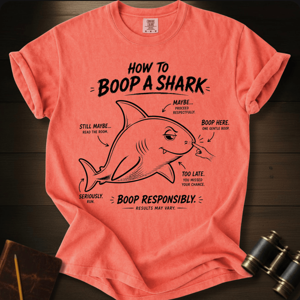 How to Boop a Shark T-shirt