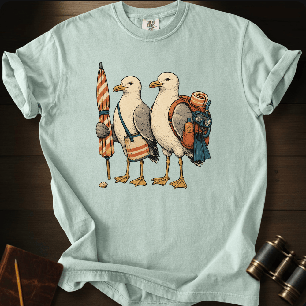 Herring Gulls Relax - T-shirt