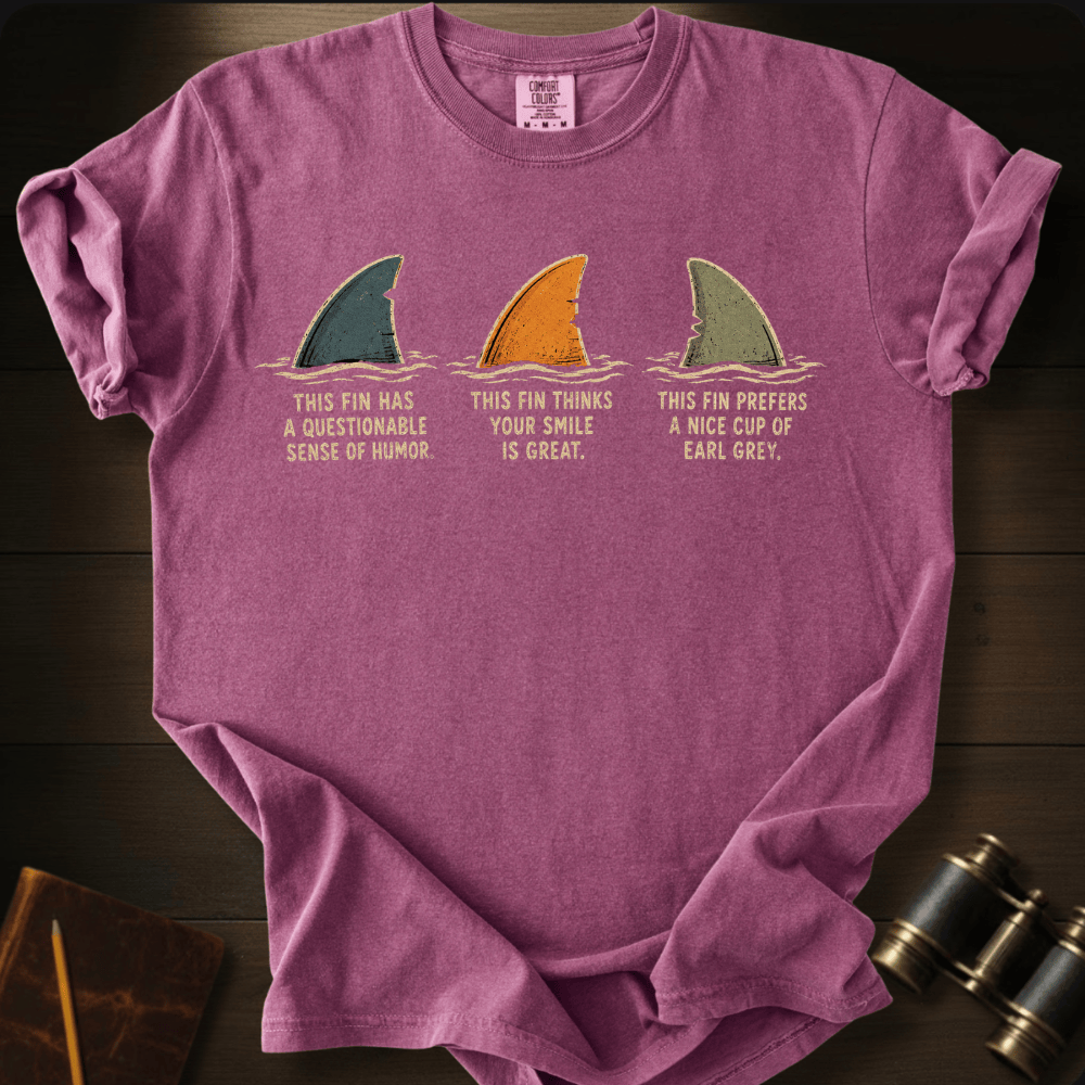 The 3 Fins of Wisdom T-shirt
