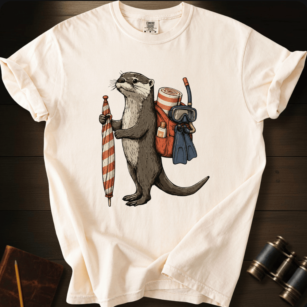 Otter Beach Time - T-shirt