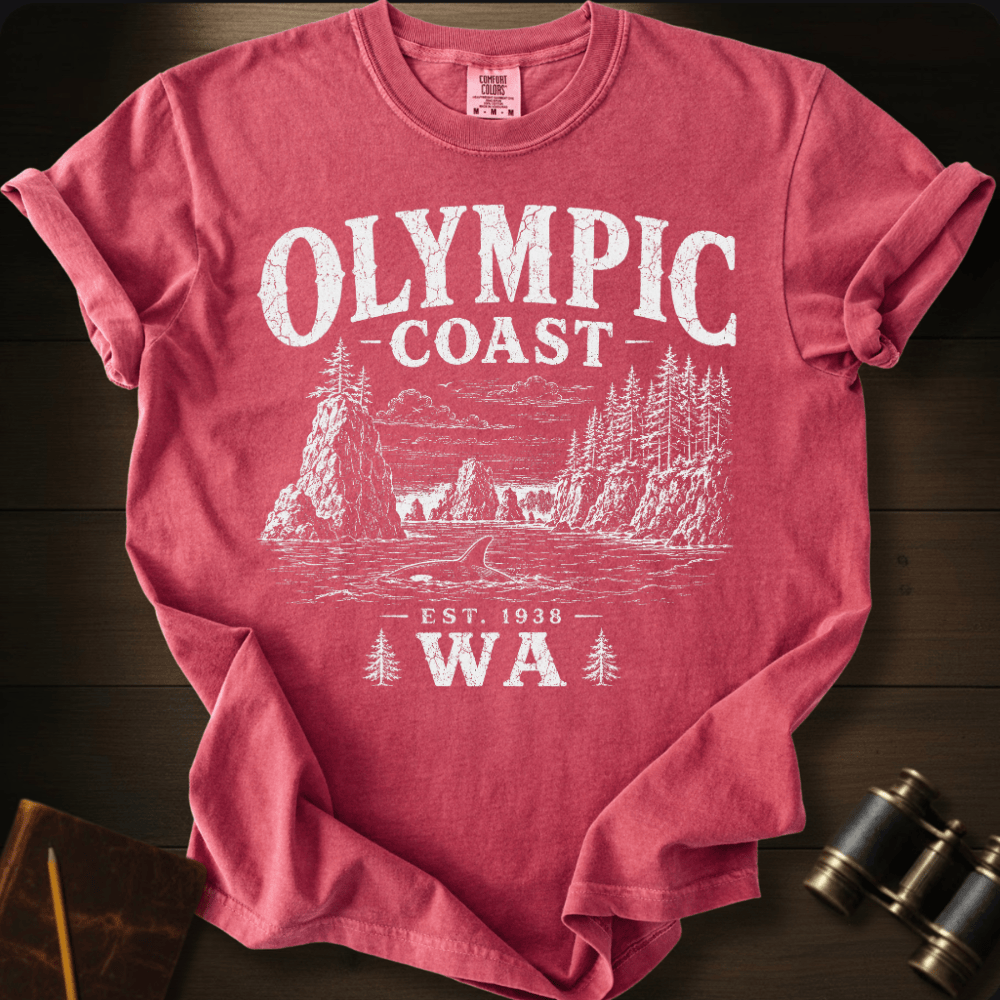 Olympic Coast WA - T-shirt