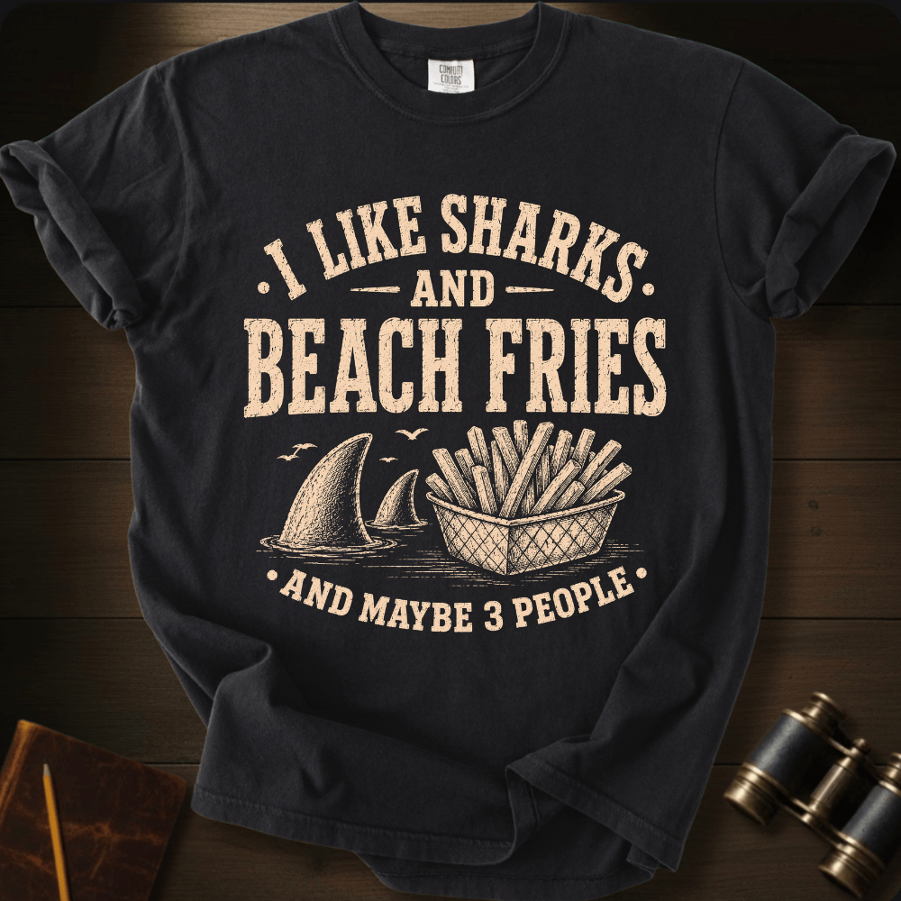 I Like Sharks and Fries T-shirt