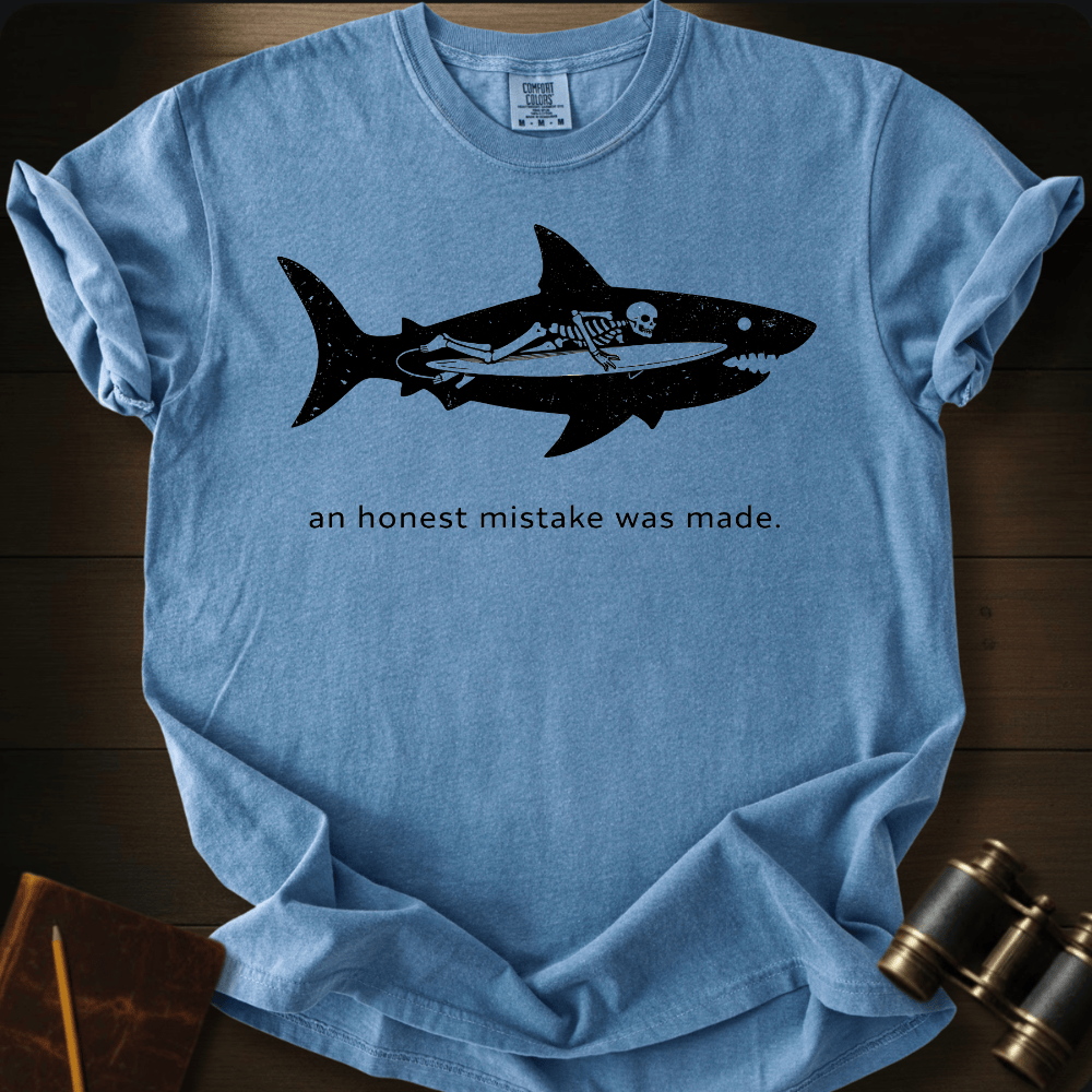 An Honest Mistake Surfing T-shirt