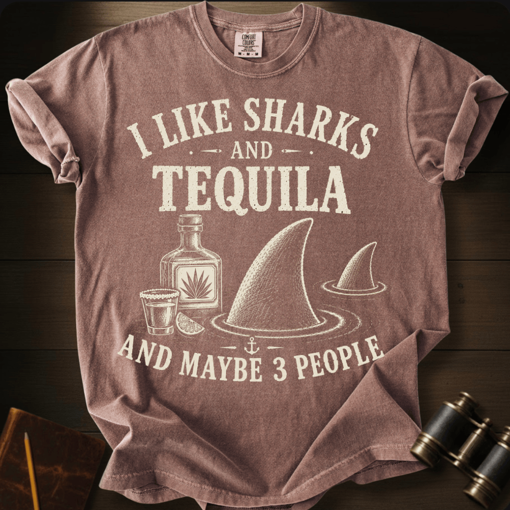I Like Sharks and Tequila T-shirt