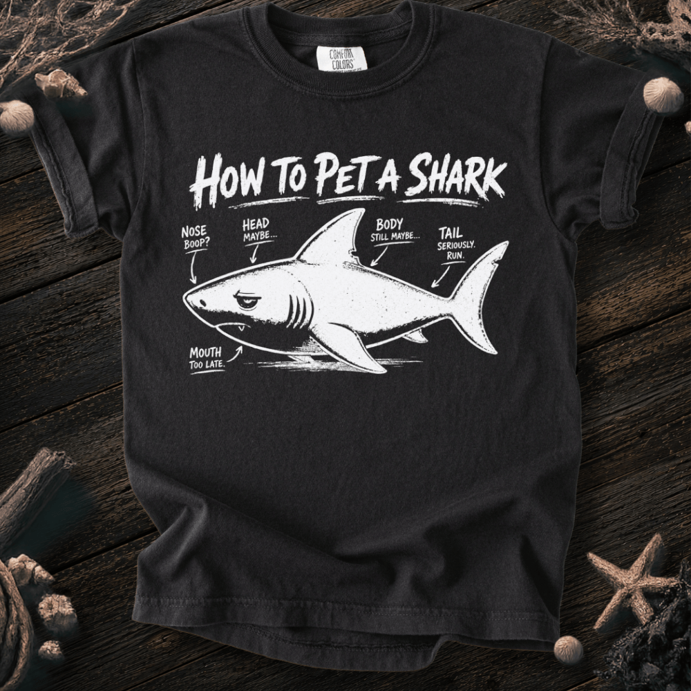 How To Pet a Shark  Youth Tee