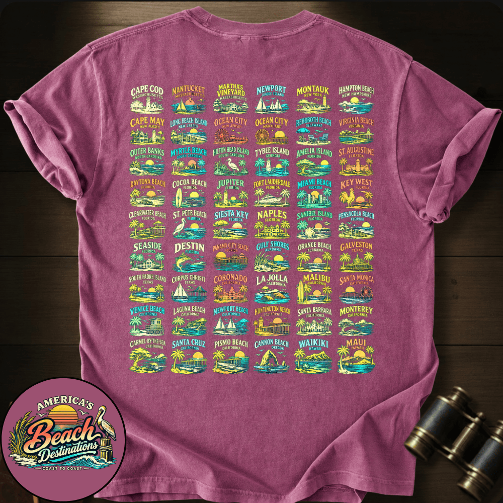 America´s Beach Destinations T-shirt