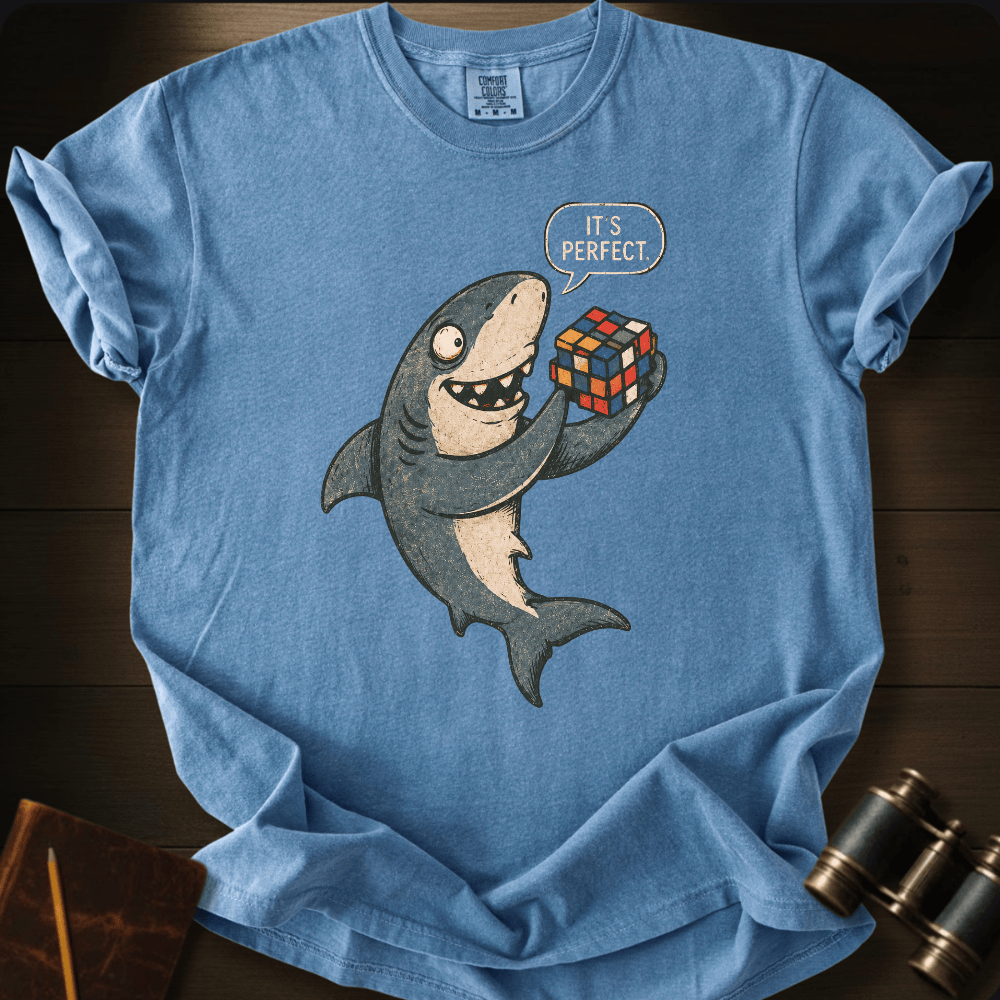 Shark and Rubik´s Cube T-shirt