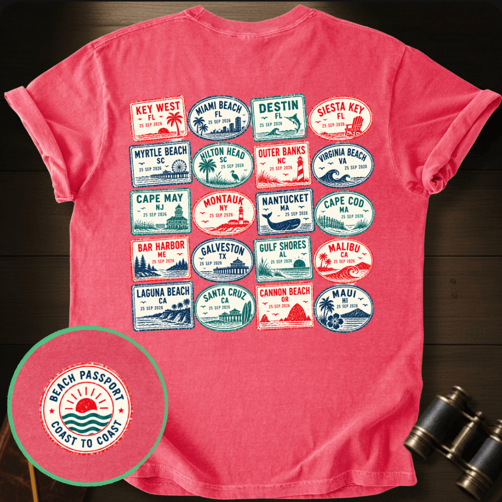 Stamps America´s Beach Cities T-shirt