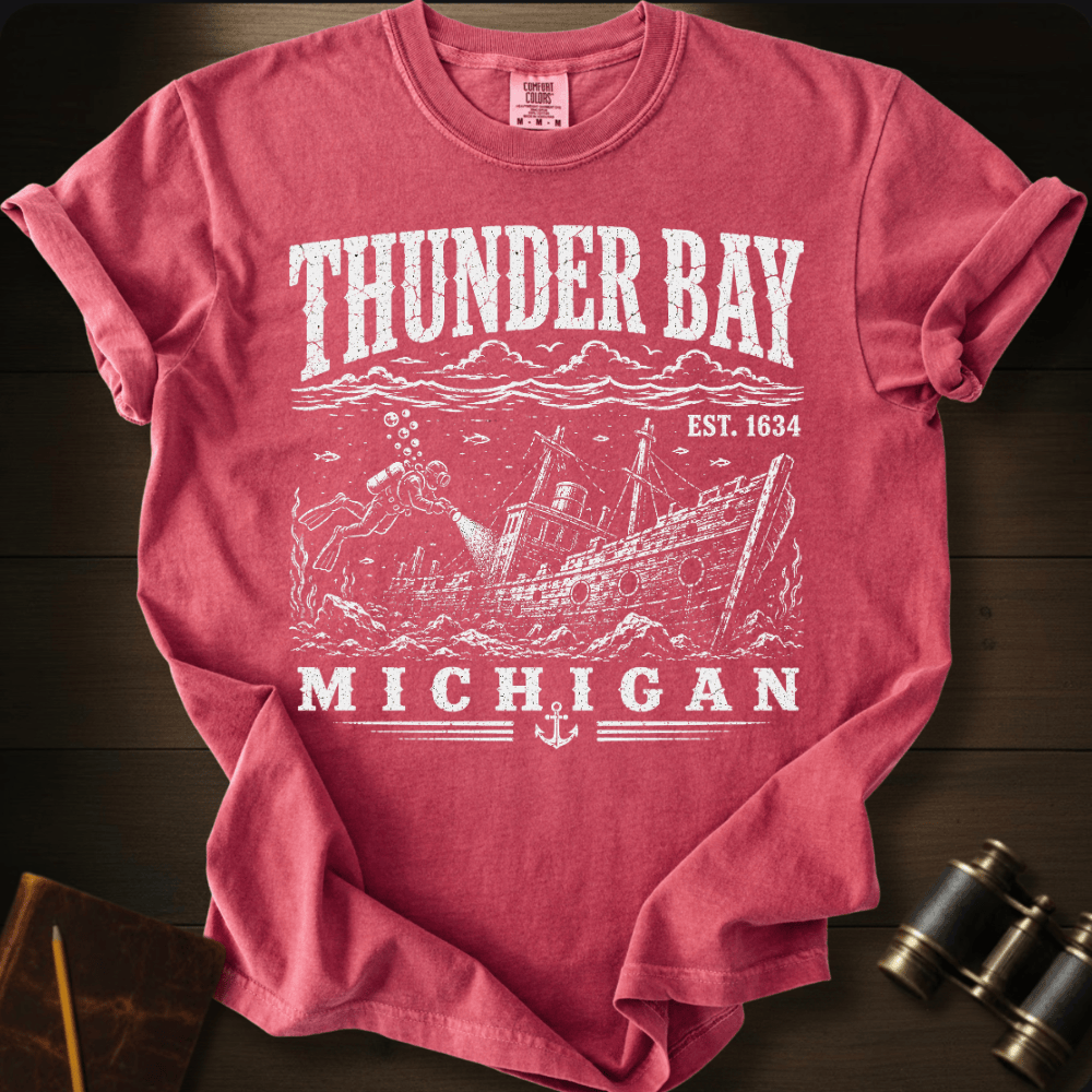Thunder Bay Michigan - T-shirt
