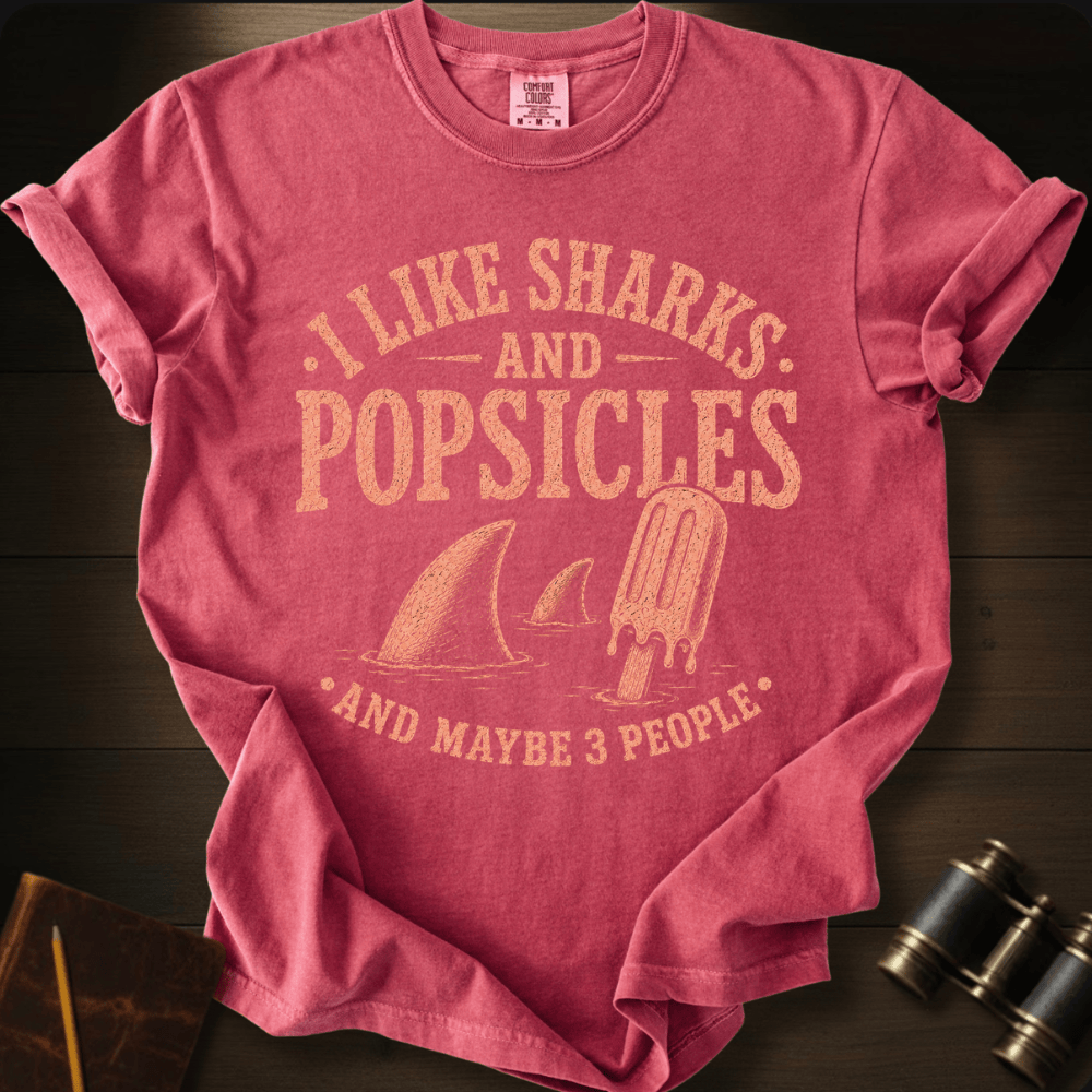 I Like Sharks and Popsicles T-shirt