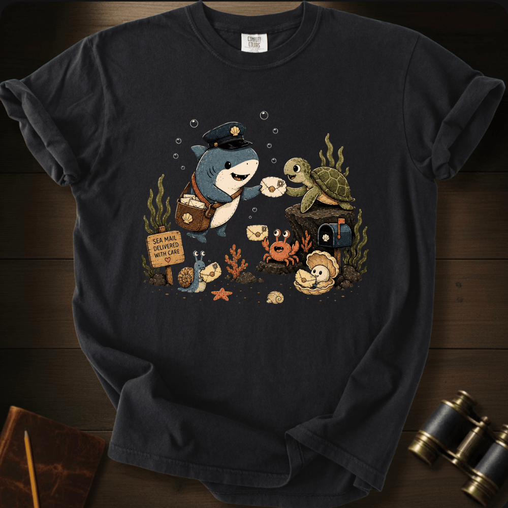 Captain Boop Mail Man T-shirt