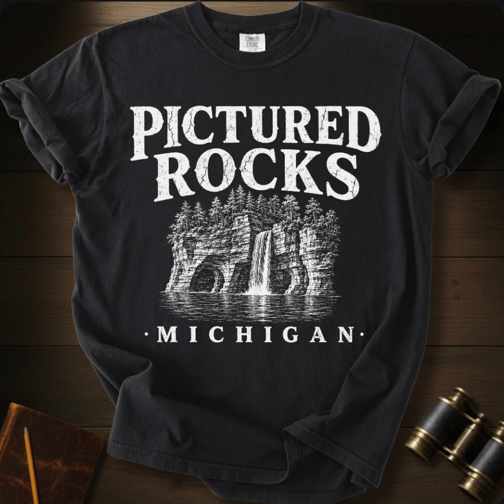 Pictured Rocks Michigan - T-shirt