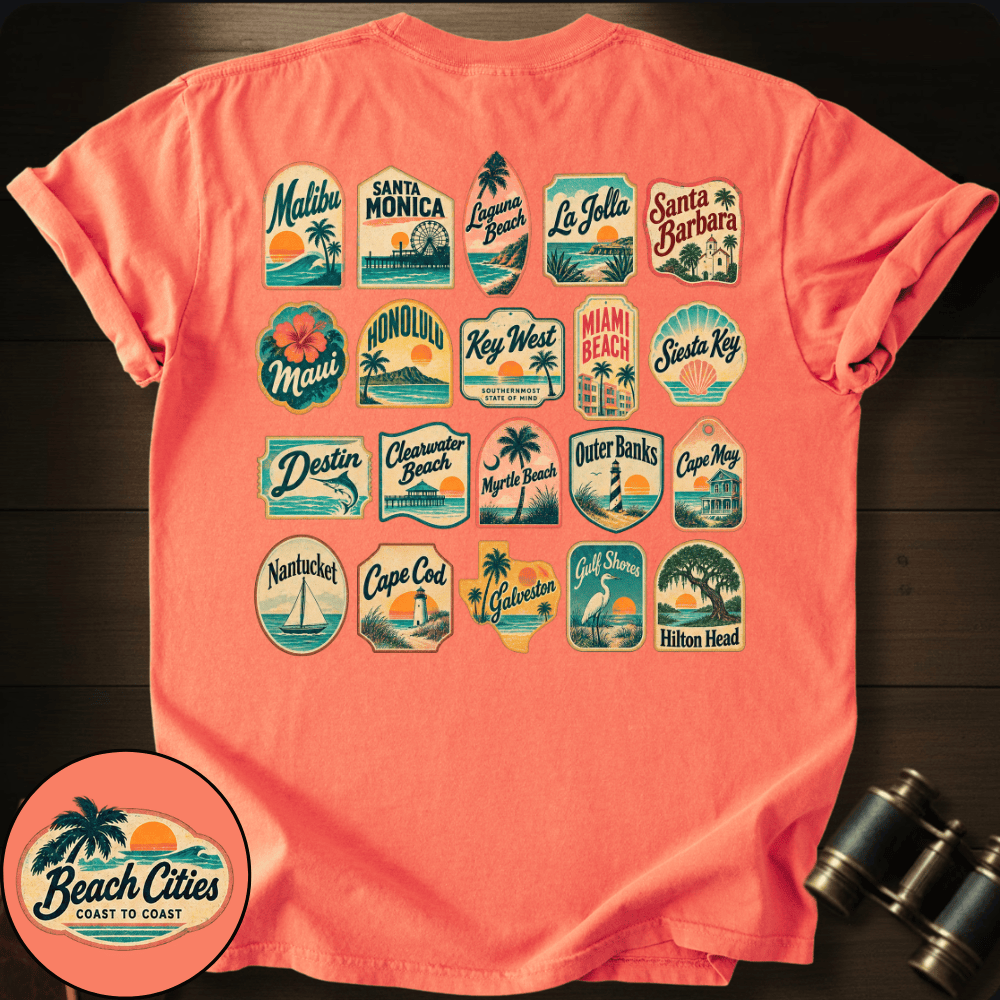 Beach Cities Coast to Coast T-shirt