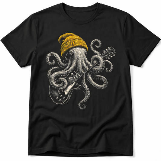 Rock Star Octopus Tee
