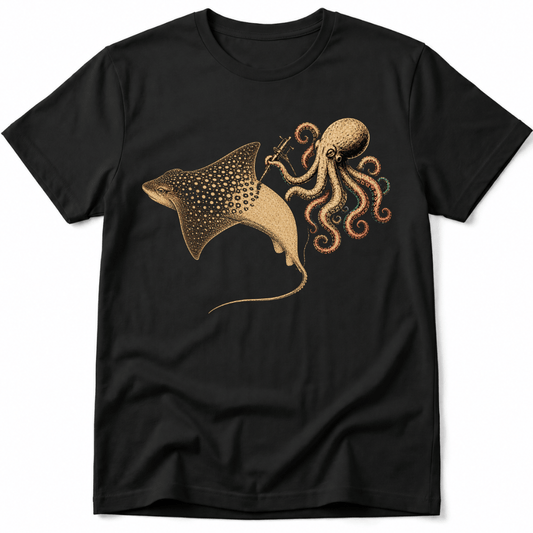 Spotted Eagle Ray Tattoo Tee