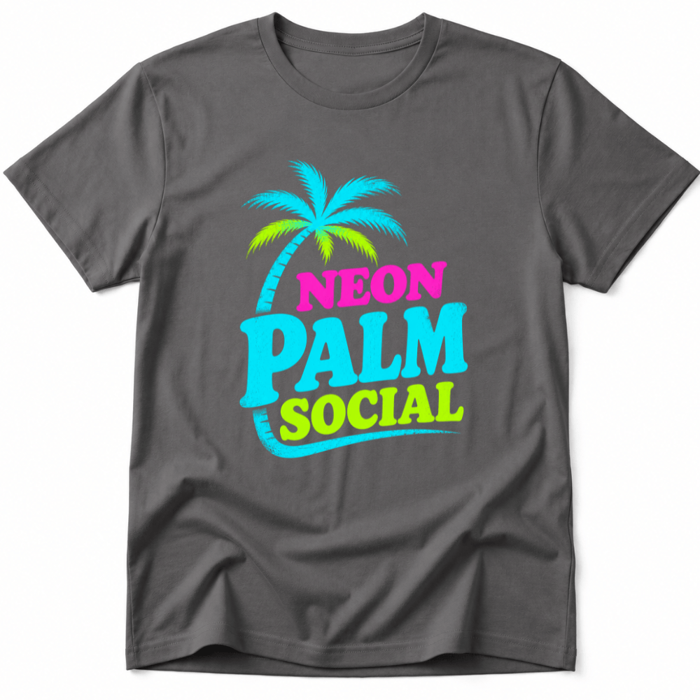 Neon Palm Social Tee